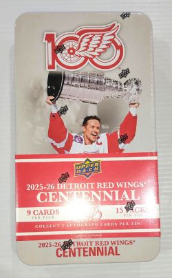 CARTES DE HOCKEY - UPPER-DECK DETROIT RED WINGS CENTENNIAL 25/26